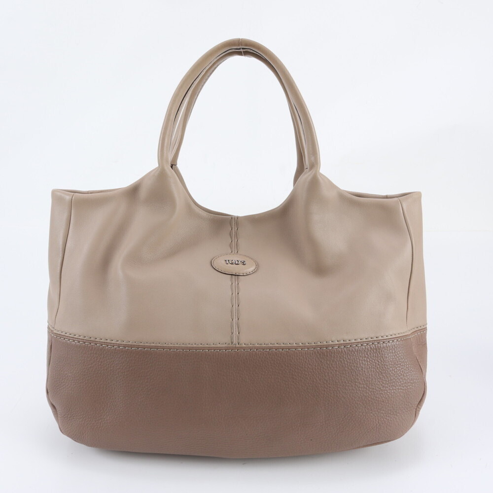 Tod's Leather Tote Bag, Shoulder Handbag - Brand Name Women's